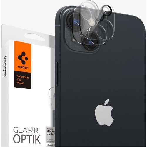 Spigen iPhone 14 / 14 Plus Kamera Lens Koruyucu GLAS.tR Optik (2 Adet) - AGL05229